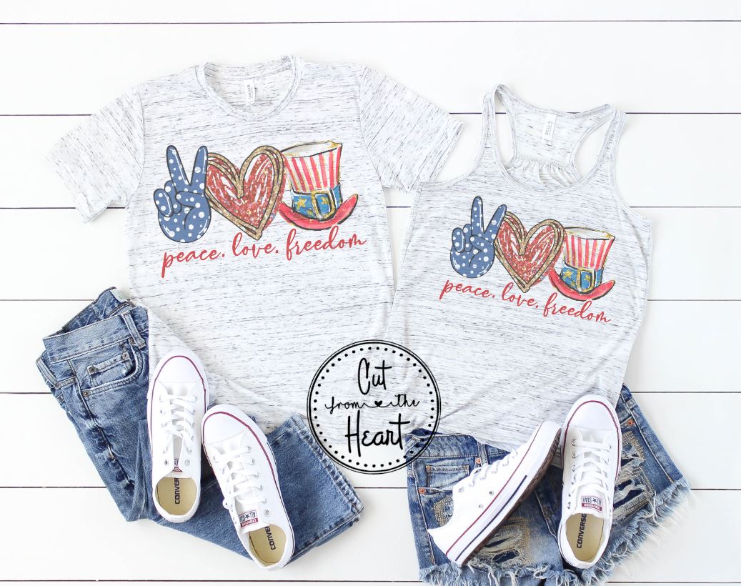 Patriotic Heart – the Collection T-shirt From Cut
