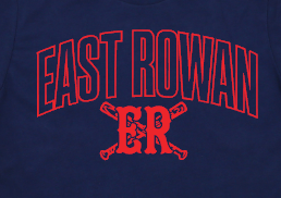 East Rowan Baseball - You Choose The Shirt Style - Shirt Color Is Navy