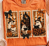 Ghost Stamp Reading - Shirt Color is Orange (#10)