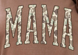 Mama Camo - You Choose The Shirt Style - Shirt Color Is Espresso