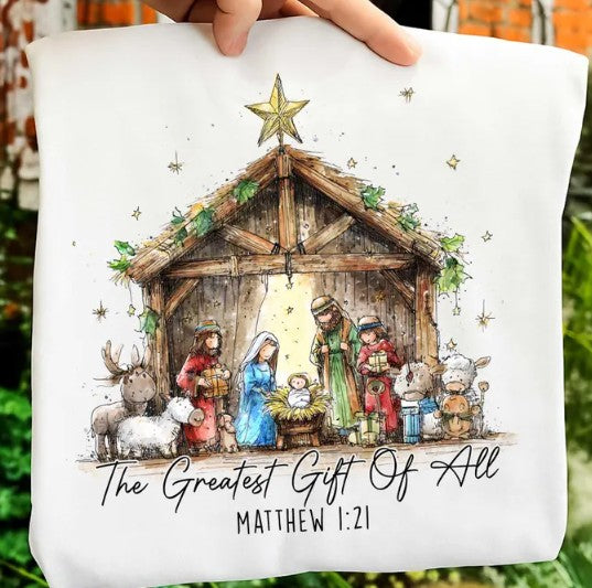 Weekly Special - You Choose The Shirt Style - Shirt Color Is White