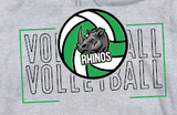 Ripley Rhinos Christian - You Choose The Shirt Style - Shirt Color is Gray