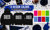 MYA Devils Football/Cheer - You Choose The Shirt Style - Shirt Color Is Black (#8)
