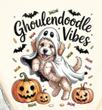 Halloween Goldendoodle 2 Dog -  Shirt Color Is Cream