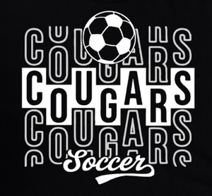 Cougars Soccer - Shirt Color Is Black