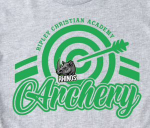 Ripley Rhinos Christian - You Choose The Shirt Style - Shirt Color is Gray