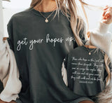 Get Your Hopes Up - Shirt Color is Heather Black/Pepper (#16)