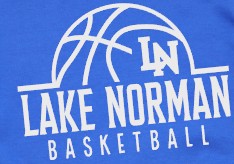 Lake Norman Basketball  - Choose From Short Sleeve, Crew Or Hooded Sweatshirt - Royal