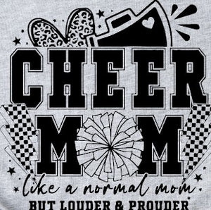 Hasty Cheerleading - Cheer Mom  - You Choose The Shirt Style - Shirt Color Is Gray