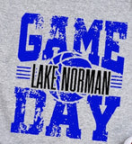 Lake Norman Basketball  - Choose From Short Sleeve, Crew Or Hooded Sweatshirt - Gray