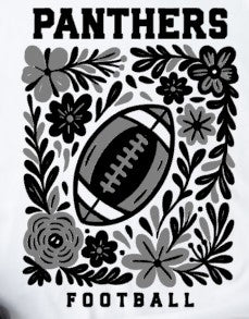 Ledford Panthers Football  - You Choose The Shirt Style - Shirt Color Is White