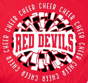 China Grove Middle Cheer - You Choose The Shirt Style - Red