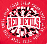 China Grove Middle Cheer - You Choose The Shirt Style - Red