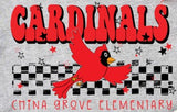 China Grove Elementary - You Choose The Shirt Style - Gray