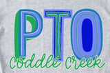 Coddle Creek Elementary  - You Choose The Shirt Style - Shirt Color Is Gray