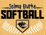 Selma Burke Softball  - You Choose The Shirt Style - Mustard