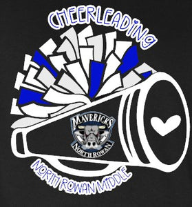 North Rowan Middle Cheer - You Choose The Shirt Style