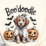 Halloween Goldendoodle Dog -  Shirt Color Is Cream