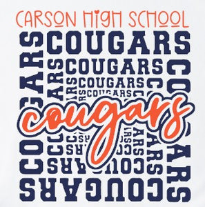 Carson High School  - You Choose The Shirt Style - Shirt Color Is White