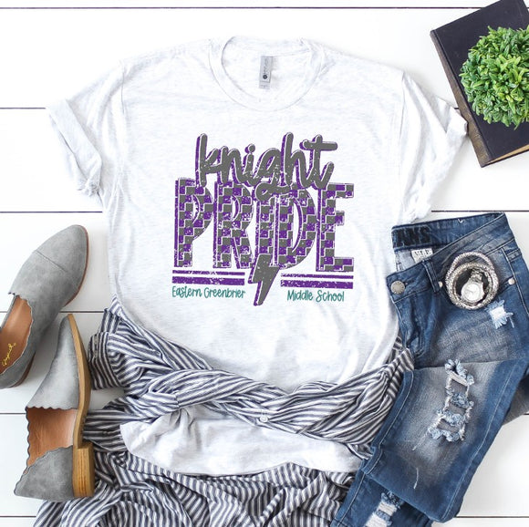 Eastern Greenbrier Middle School - You Choose The Shirt Style - Shirt Color Is Light Gray