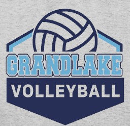 GrandLake Volleyball  - You Choose The Shirt Style - Gray