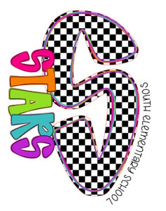 South Elementary Stars  - You Choose The Shirt Style - White