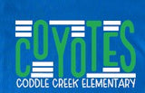 Coddle Creek Elementary  - You Choose The Shirt Style - Shirt Color Is Royal