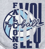 West Rowan Volleyball - You Choose The Shirt Style - Shirt Color Is Gray