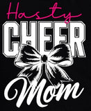 Hasty Cheerleading  - You Choose The Shirt Style - Shirt Color Is Black