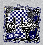 Troutman Elementary  - You Choose The Shirt Style - Shirt Color Is Gray