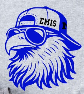 Mooresville Intermediate  Eagles - You Choose The Shirt Style - Gray