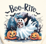 Halloween Chihuhua Dog -  Shirt Color Is Cream