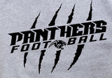 Ledford Panthers Football  - You Choose The Shirt Style - Shirt Color Is Gray