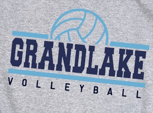 GrandLake Volleyball  - You Choose The Shirt Style - Gray