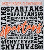 Priest River Spartans - You Choose The Shirt Style - Gray