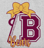 North Middle Bears  - You Choose The Shirt Style - Gray