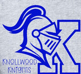 Knollwood Elementary - You Choose The Shirt Style - Gray
