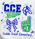 Coddle Creek Elementary  - You Choose The Shirt Style - Shirt Color Is Ash Gray