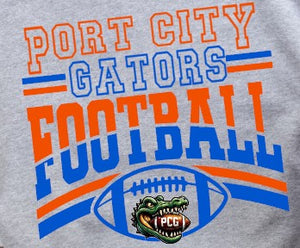 Port City Gators - You Choose The Shirt Style - Shirt Color Is Gray