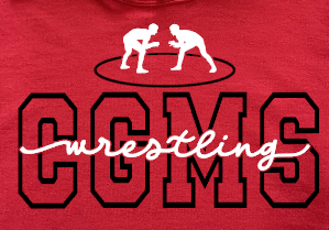 China Grove Middle Wrestling - You Choose The Shirt Style - Red