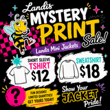 Mystery Print - Landis Mini Jackets - You Choose the Shirt Style & Size