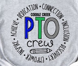 Coddle Creek Elementary  - You Choose The Shirt Style - Shirt Color Is Gray