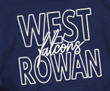 West Rowan Falcons - You Choose The Shirt Style - Shirt Color Navy