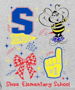 Shive Elementary School  - You Choose The Shirt Style - Gray