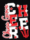 China Grove Middle Cheer - You Choose The Shirt Style - Black