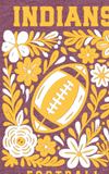 Indians Football -  Shirt Color Is Maroon