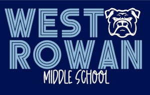 West Rowan Middle School Boosters  - Football - You Choose The Shirt Style