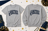 Langtree Lions Cheerleading - You Choose The Shirt Style - Shirt Color is Gray