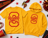 Salisbury High School Hornets - You Choose The Shirt Style - Shirt Color is Gold