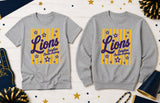 Langtree Lions Cheerleading - You Choose The Shirt Style - Shirt Color is Gray